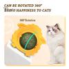 Wall Catnip Ball Toy Rotatable Catnip Ball Lick Treats Catnip Toy Sheep Shape Toy with Dust-Proof Cover for Cat Oral Health
