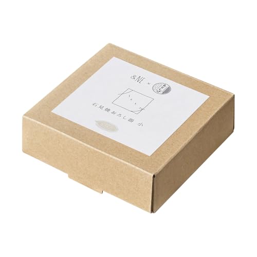 &NE Iwami-yaki Grater, Small, Hare to Ke x Motoshige, White, 10cm Diameter x 2cm Height, Made in Japan, Ceramic, One-Handed Grinding, Non-Slip, Microw