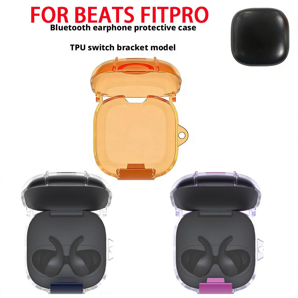 Transparent Case for Beats Fit Pro Lock catch Earphone Box Cover TPU Bluetooth Wireless Protect Case for BeatsFitPro