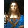 Berühmtes Leonardo Da Vinci Kunstwerk Salvator Mundi Mona Lisa Leinwandgemälde Poster Druck Wandkunst für Wohnzimmer Heimdekoration