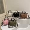Stylish Winter Embroidered Crossbody Shoulder Bag For Women 2023 Trendy Quilted Handbag