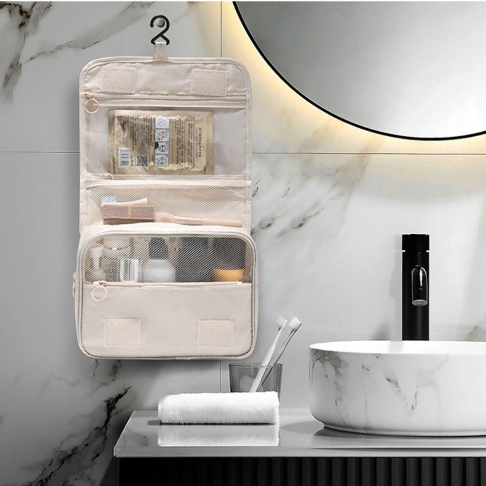 3-in-1 Hanging Organizer Dry Wet Separation Toiletry Bag Multifuncional Storage Bag  Travel