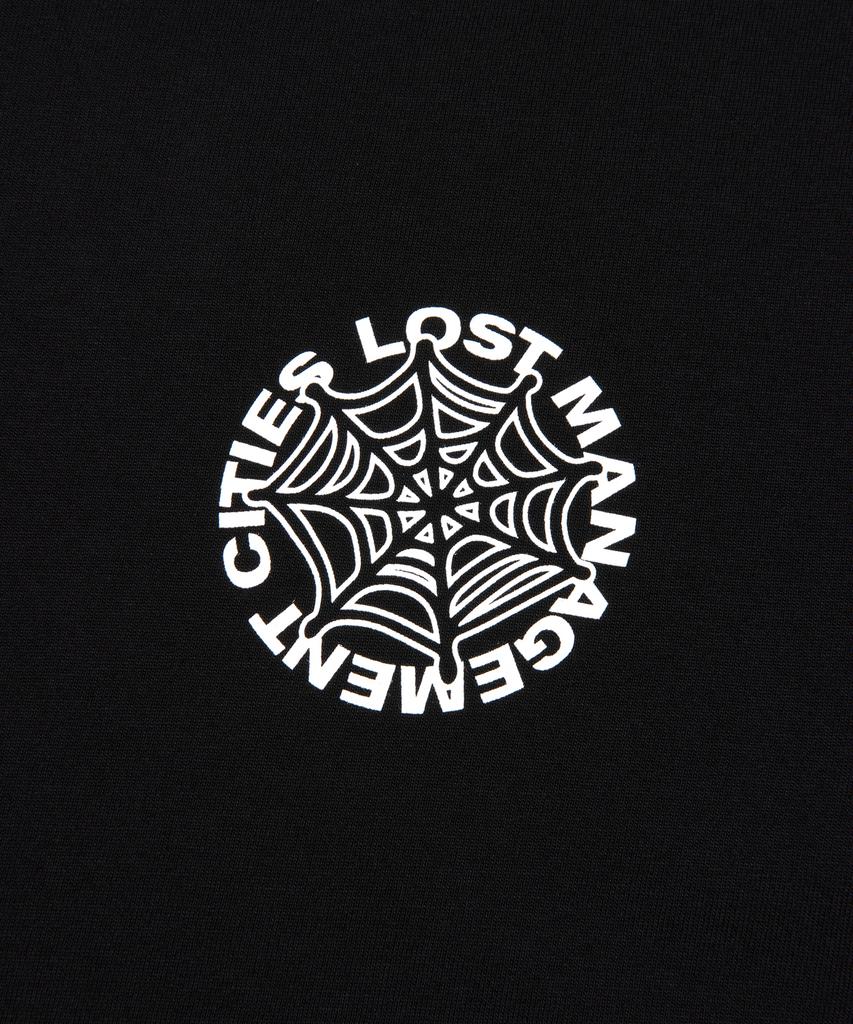 LMC Spider Web Long Slv Tee Black