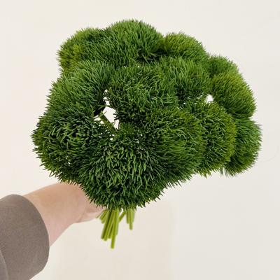 Artificial Dianthus Stem Realistic Fake Green/Orange/Yellow Tricks Plant for Vase Home Office Wedding Decoration Flower Arrangment