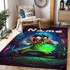 Looney Mad Scientist's Experiment Customize Your Name Floor Mat Suitable for Dormitory Living Rooms Foyer Outdoor Antislip Carpet Decorate Offices