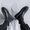 2025 Autumn New Men's Boots British Style Black Platform Boots New Designer Shoes Men Motorcycle Boots Botas Para Hombre