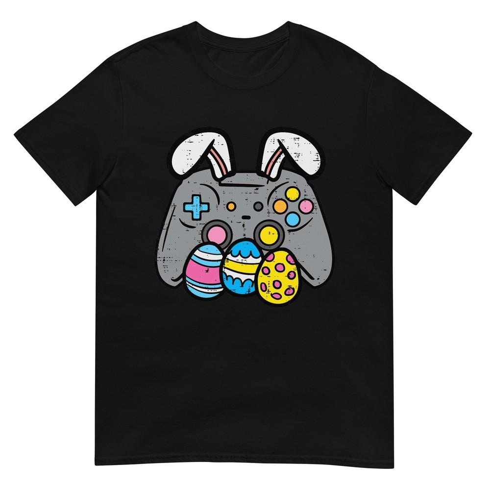 Easter Video Game Bunny Eggs Gaming Gamer Boys Men Teen Kids T-Shirt L