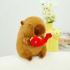 Simulation Plush Animal Kapibala Doll Soft Capybara Plush Stuffed Toy  Kids Gifts