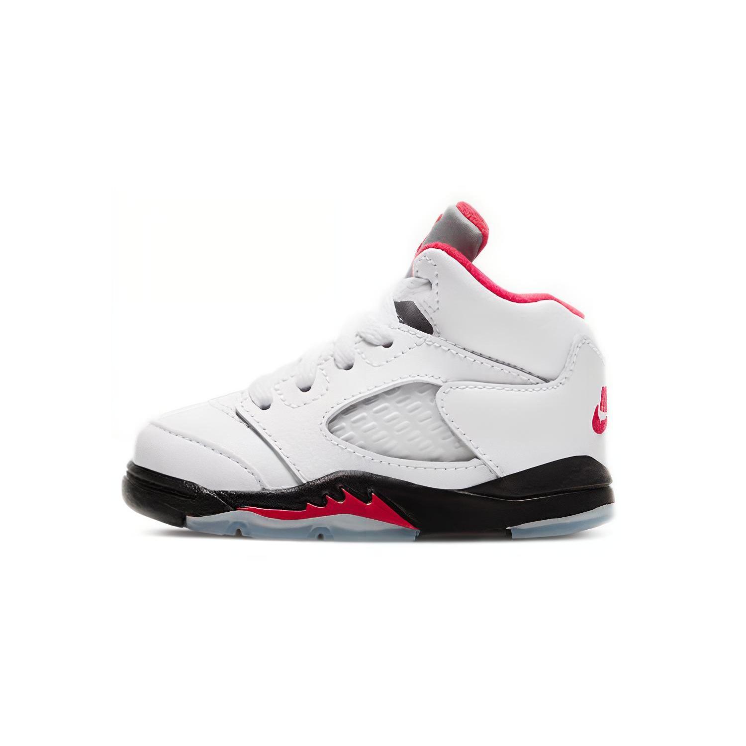 Jordan 5 Retro Fire Red Silver Tongue 2020 TD 440890-102 23.5