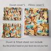 Colorful Galloping Horses Bedding Duvet Cover Sets Duvet Covers Pillowcases Gifts (1 * Duvet Cover 2 * Pillowcases, Without Duvet Insert)