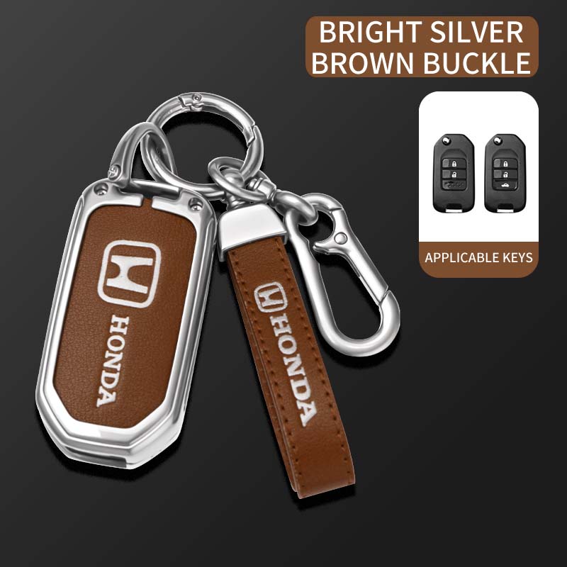 tbfnr8 Car Flip Remote Key Case Cover Protector Shell Fob For Honda Civic CR-V HR-V Agreement Jade Crider Odyssey 2015-2018 Accessories