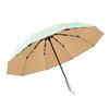 2025 new automatic color glue umbrella weather and rain shading portable anti-ultraviolet umbrella