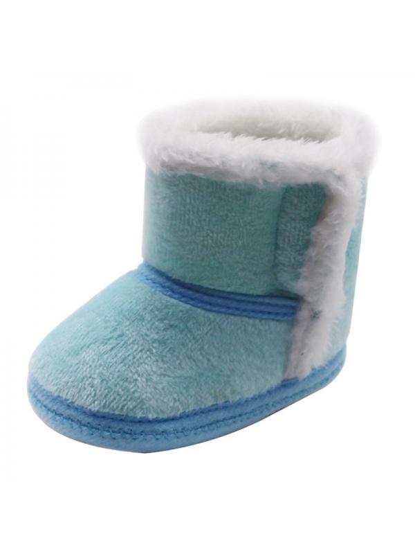 

Зимние хлопковые сапоги для маленьких девочек и мальчиков L синий