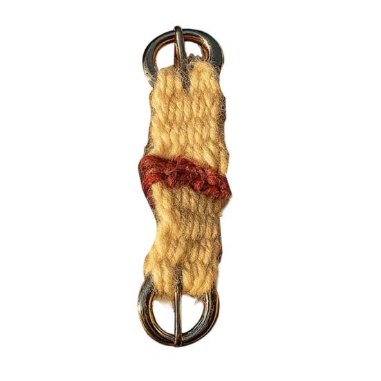 1/4Pcs Mini Girth Keychain Pendant Lightweight Crochet Knitting Saddle Key Chain Handmade Western Cowboy