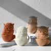 New Owl Candle Silicone Mold 3D Owl Crafts Resin Plaster Cement Casting Tool DIY Handmade Soap Candle Making Supplies