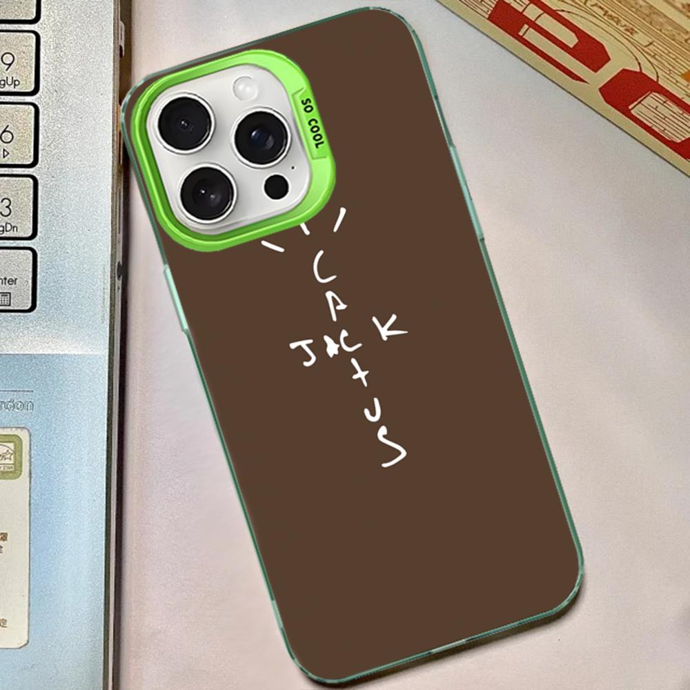 Cactus Jack Hiphop Phone Case For IPhone 16 15 14 13 12 11 Pro Max X XR XSMAX 8 7 Plus Matte Shockproof Back Cover