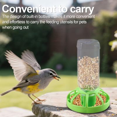 Comedero para pollitos Comedero y bebedero para codornices Dispensador de agua antivuelco Comedero para gallinero para patos Pavos Codornices Pollitos Bebés