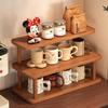 Mid-Century Multi-Layer Coffee Cup Storage & Display Rack