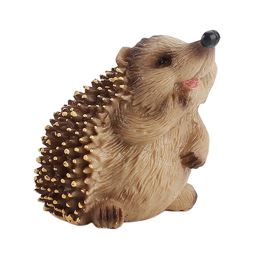 Fashion Doll Soft Simulation Hedgehog Ornaments Plastic for Craft Toy Children Gift