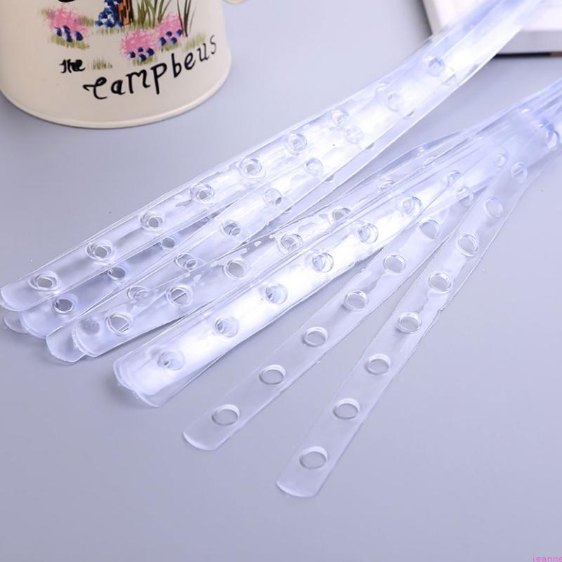 

5Pcs Transparent Display Hanger Connector Strips Display Stable For Clothes Rack Market Shop Home Closet Organizer Space Saving China Mainland