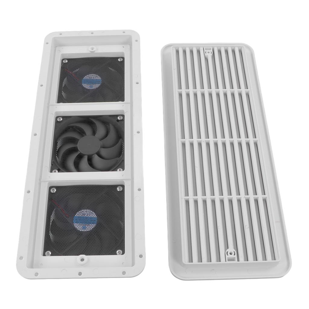 RV Ventilation Fan 480x185mm Strong Wind Low Noise Air Inlet Outlet Exhaust Fan with Filter Net