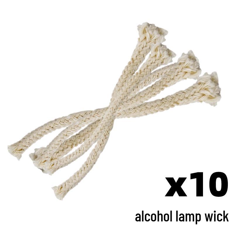 Stainless Steel Mini Alcohol Lamp with Cotton Wick for Heating & Boiling