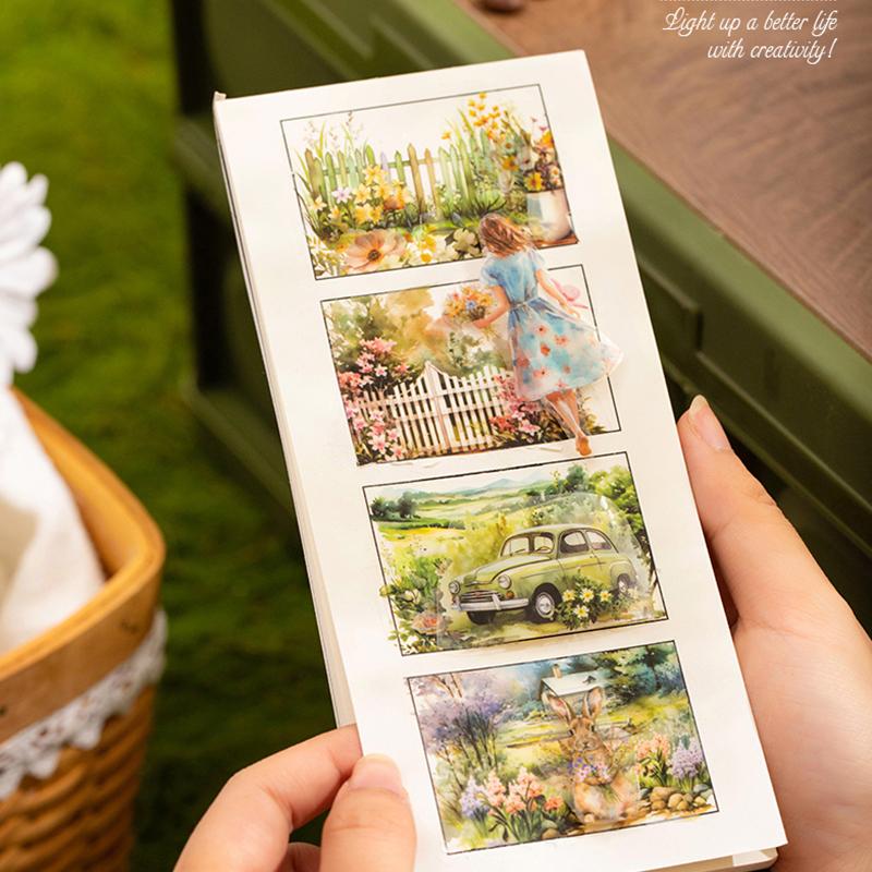 60mm*2m Vintage Travel Tape aestheticStick Labels Decorative Scrapbooking Diary Album Masking Tape Sticker