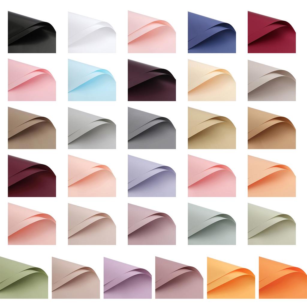 20 Stück Dekorative Floristenpapiere Wasserabweisende Bouquet-Verpackungsblätter Elegantes Blumen- und Geschenkverpackungspapier