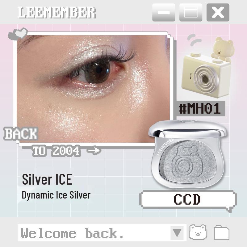 Fruit Punch Litchi Single Eyeshadow & Multi-Use Highlight Powder: Lemon Bear Dreamcore Edition