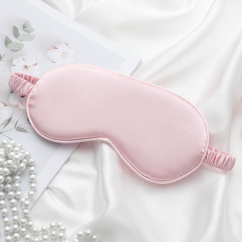 Double Sided Silk Eye Mask for Men Women Light Blocking Breathable for Travel Home Sleep Nap Rest