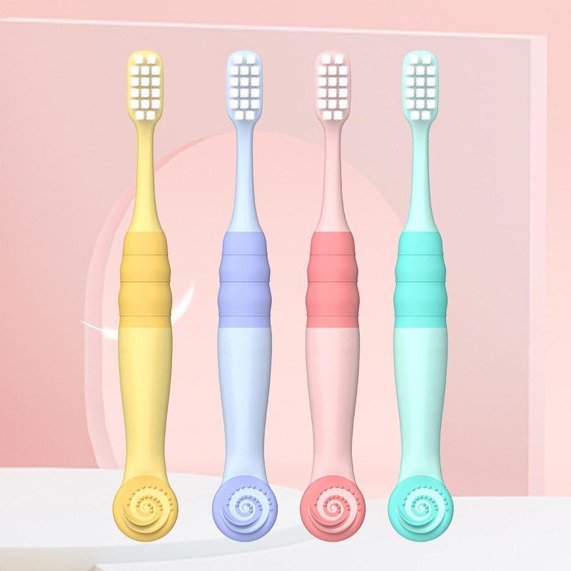 8 Pcs Soft Bristle Toothbrush Tongue Scraper 2 In 1 Cleaner Extra Soft Portable Teeth Cleaning Tool For Adult Travel