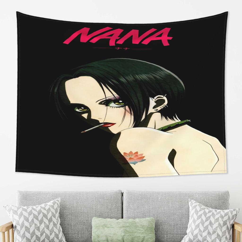 VIKAMA Osaki Nana Tapestry NANA Anime Dark Wind Fan Decoration Living Room Background Wall Room Decoration