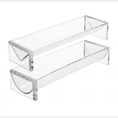 NEU Transparente Cracker-Ablage Acryl Rechteckiger Cracker-Halter Einfache Servierplatte Partyzubehör