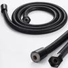Black/Chrome Stainless Steel Flexible Shower Hose Bathroom Accessories Shower Pipe High Strength Hot and Cold Hose