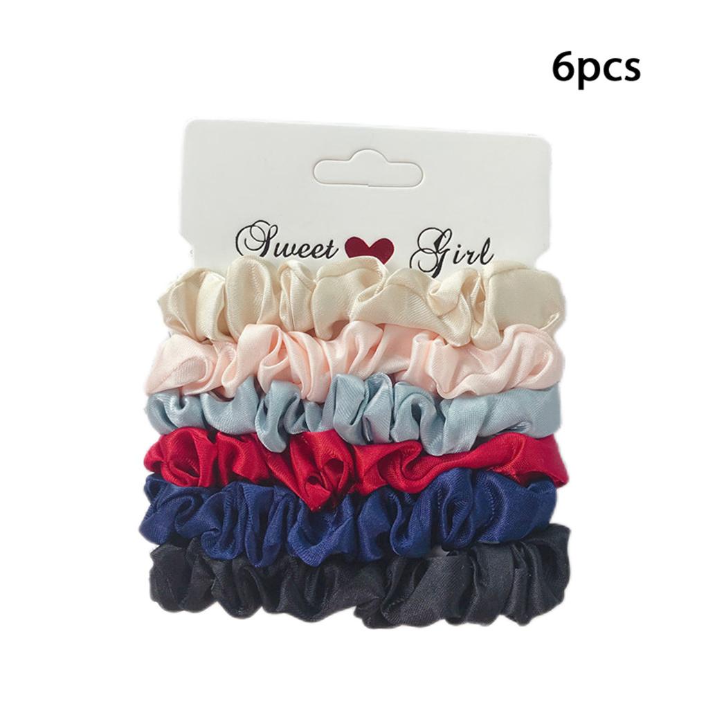 1 Set Hair Ties Supple Hair Accessories Woman Hairband Lovely Korea Style Hair Rings for Household Work Office Company Sports