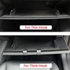 1 Paar Universal-Handschuhfach-Hakenhalter für das Auto vorne, kompatibel mit Tesla Model 3 Y, Anti-Schwing-Taschenhalter, Regenschirm-Zubehör