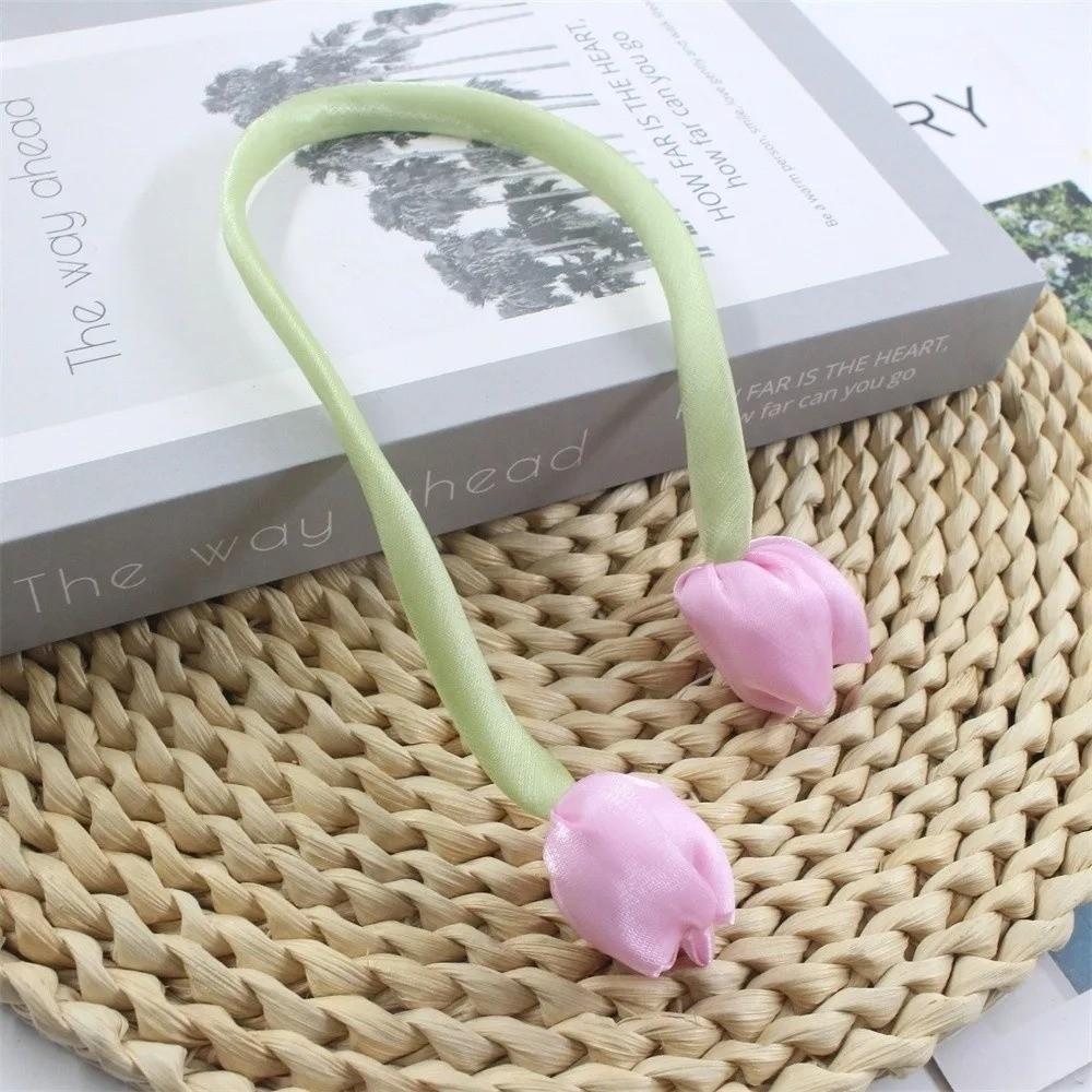 5Pcs Set Gift Wrapping DIY Baking Decoration Lace-up Hair Cord Accessories Tulip Curtain Straps