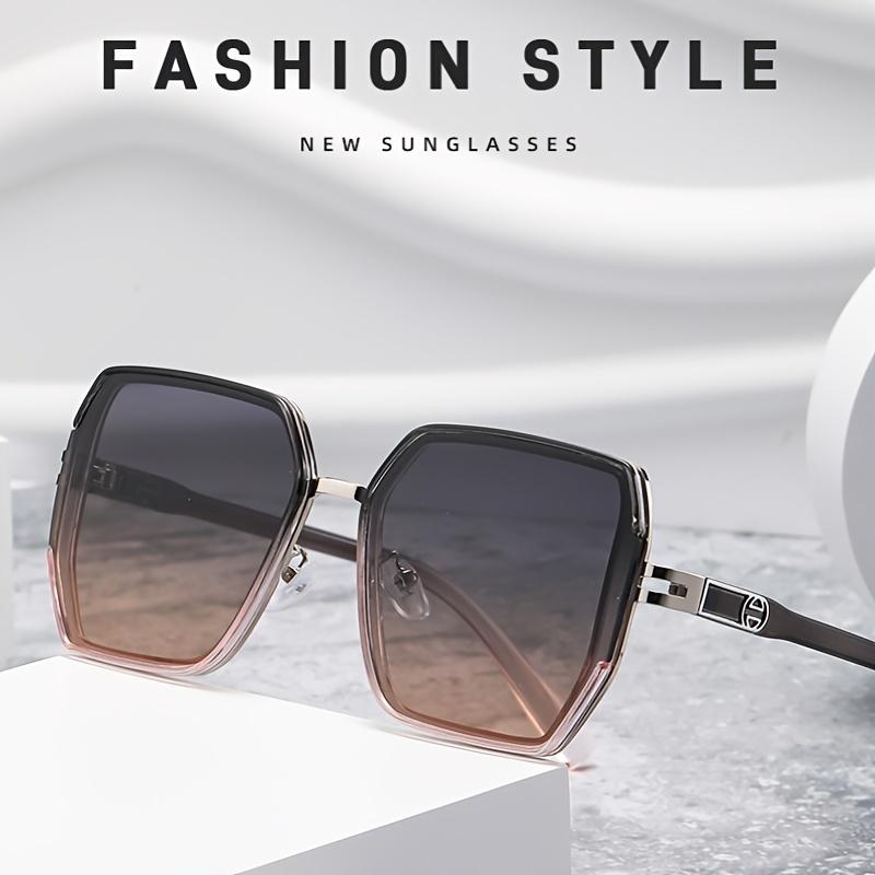 1pcs New Women's Sunglasses Classic Cool Travel Photos Exquisite Luxury Ultraviolet-proof Gradient Sunglasses