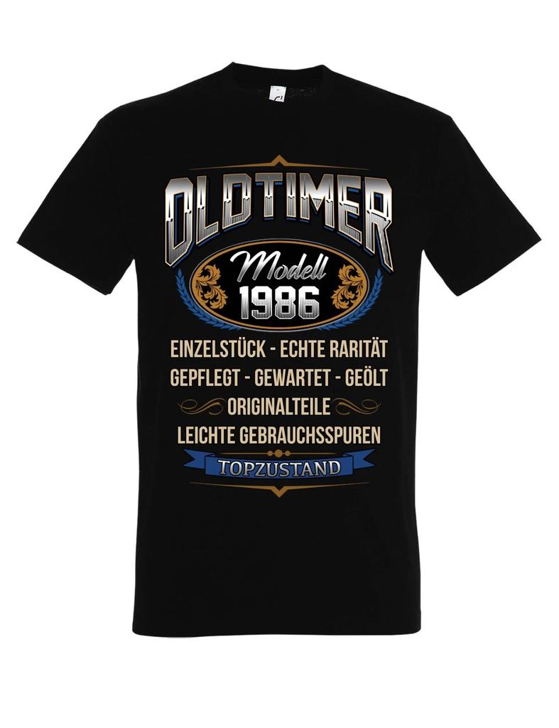 Youth Designz Mens T-Shirt 1986 Vintage Fun PrinT-Shirt Birthday Gift