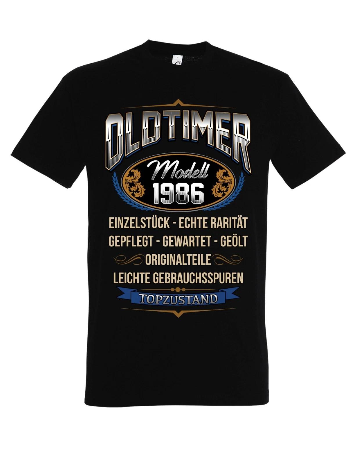 Youth Designz Mens T-Shirt 1986 Vintage Fun PrinT-Shirt Birthday Gift S