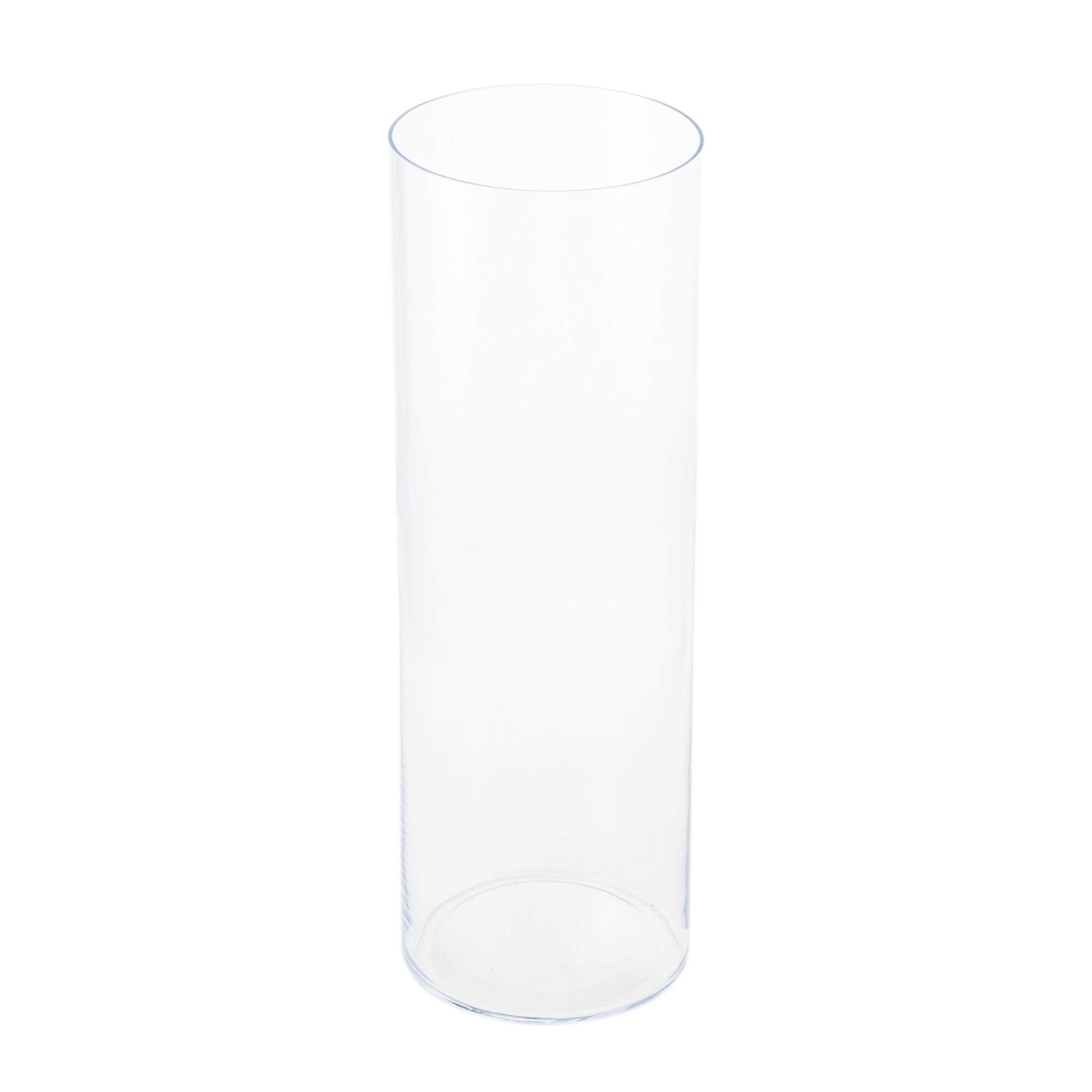 

Otsuka Glass Flower Market Pro Cylinder Flower Vase, Handmade, 45 x 15cm, Clear, Made in Japan, T-5382CL