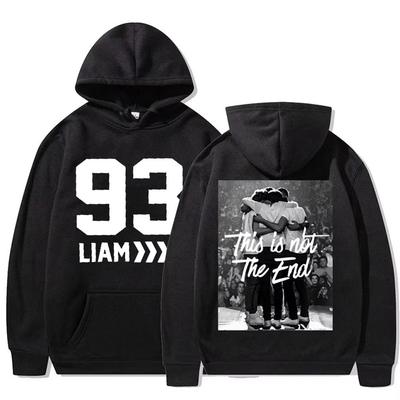 Liam Payne This Not The End Hoody Rest In Peace Payne 1993-2024 Fans Gift Hoodie for Men Harajuku Hip Hop Streetwear Sweatshirts