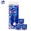 Blaues Klassisches 4-lagiges Toilettenpapier