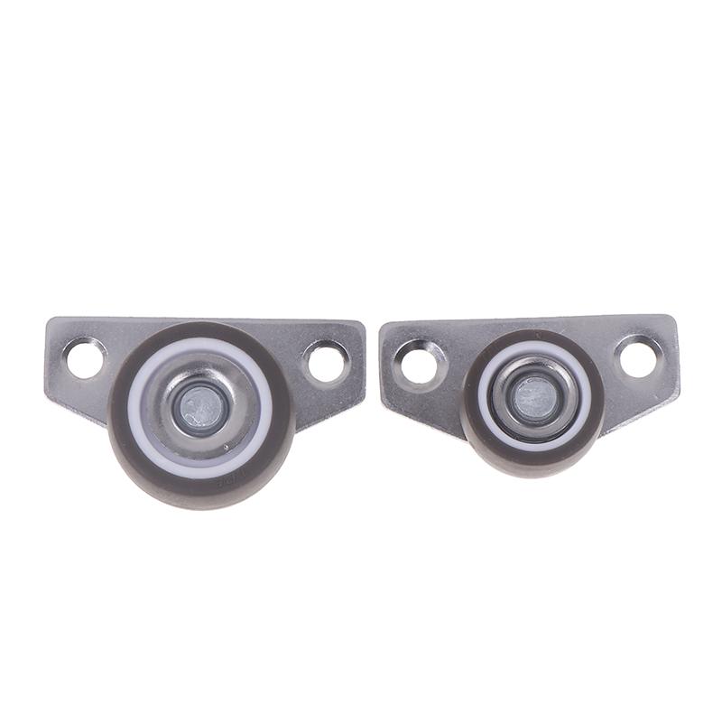 1/4Pcs Silent Rubber Casters, Drawer Wheels, For Furniture Kitchen Cabinet Table ,Of Side Installation Low Profile Replace Wheel