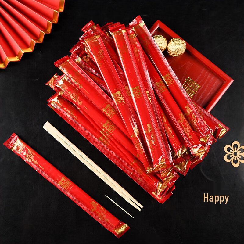Disposable Red Wedding Banquet Paper Bowl Set