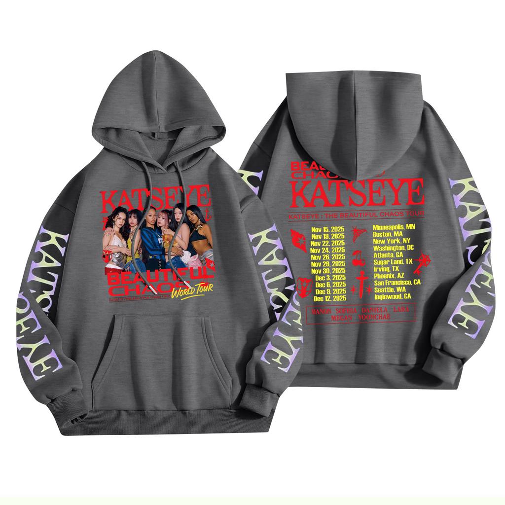 Unisex Fashion Lightweight Long Sleeve Pullover With Pockets Printed Hoodie