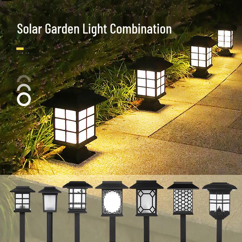 Solar Powered 3-LED Garden Light