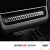 Real Carbon Fiber For Tesla Model Y Juniper Model 3 Highland Rear Air Vent Outlet Cover Trim Sticker Car Interior Accessories