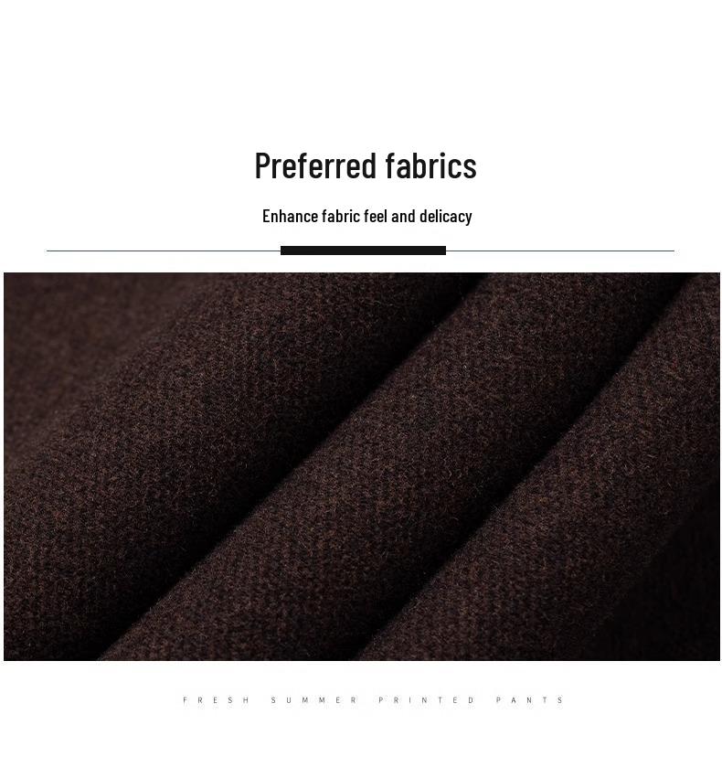 Women's High Waist Wool Blend Fishtail Flare Pants, Slimming Fit, Autumn/Winter 2024