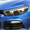 2PCS Augenlider Für VW Scirocco R GTS 2008 - 2017 Front Scheinwerfer Lampe Augenbraue Auge Deckel Abdeckung Trim Aufkleber körper Kit Auto